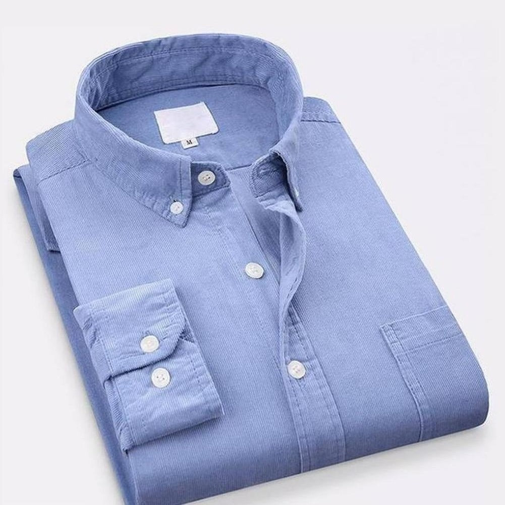 North Royal Long Sleeve Corduroy Pocket Shirt