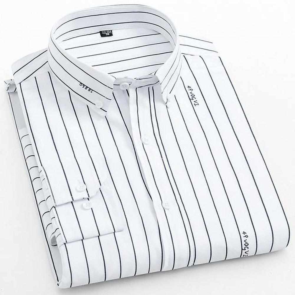 Saint Morris Long Sleeve Striped Shirt
