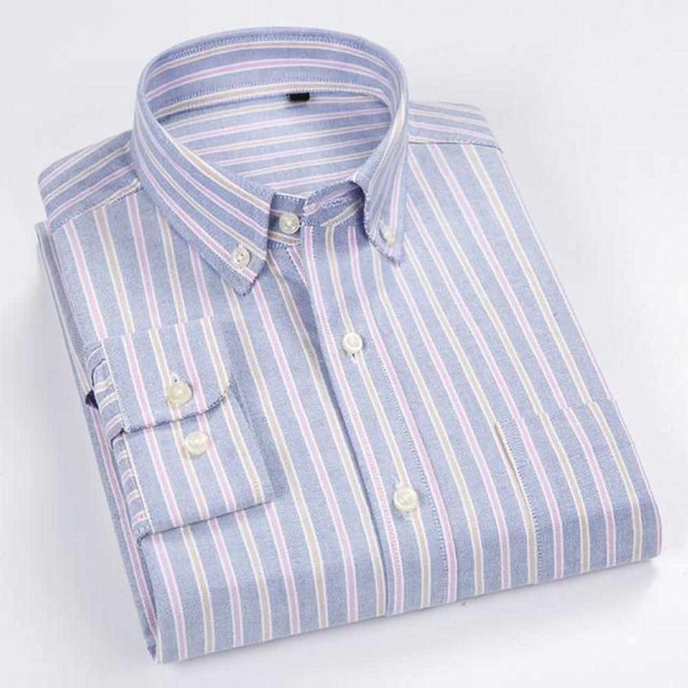Sky Madrid Striped Button-Down Shirt