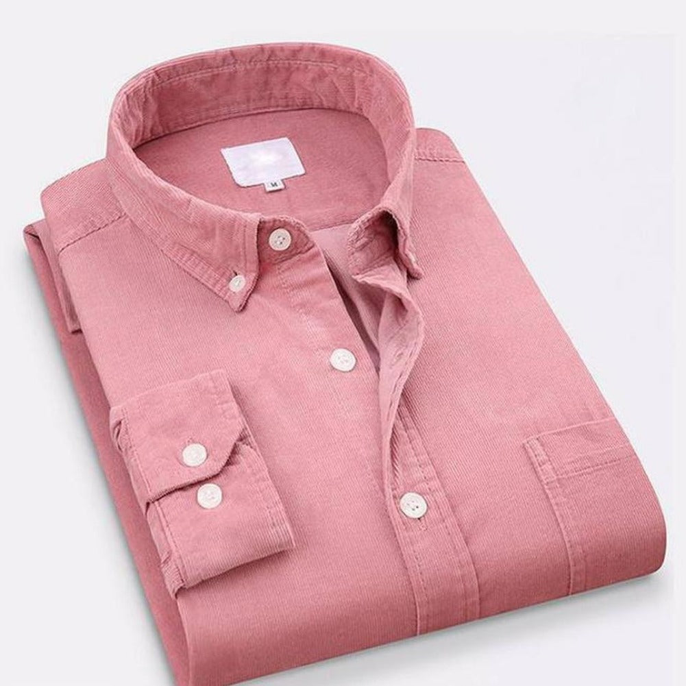 North Royal Long Sleeve Corduroy Pocket Shirt