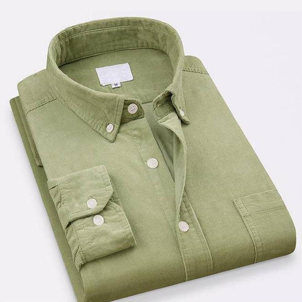 North Royal Long Sleeve Corduroy Pocket Shirt