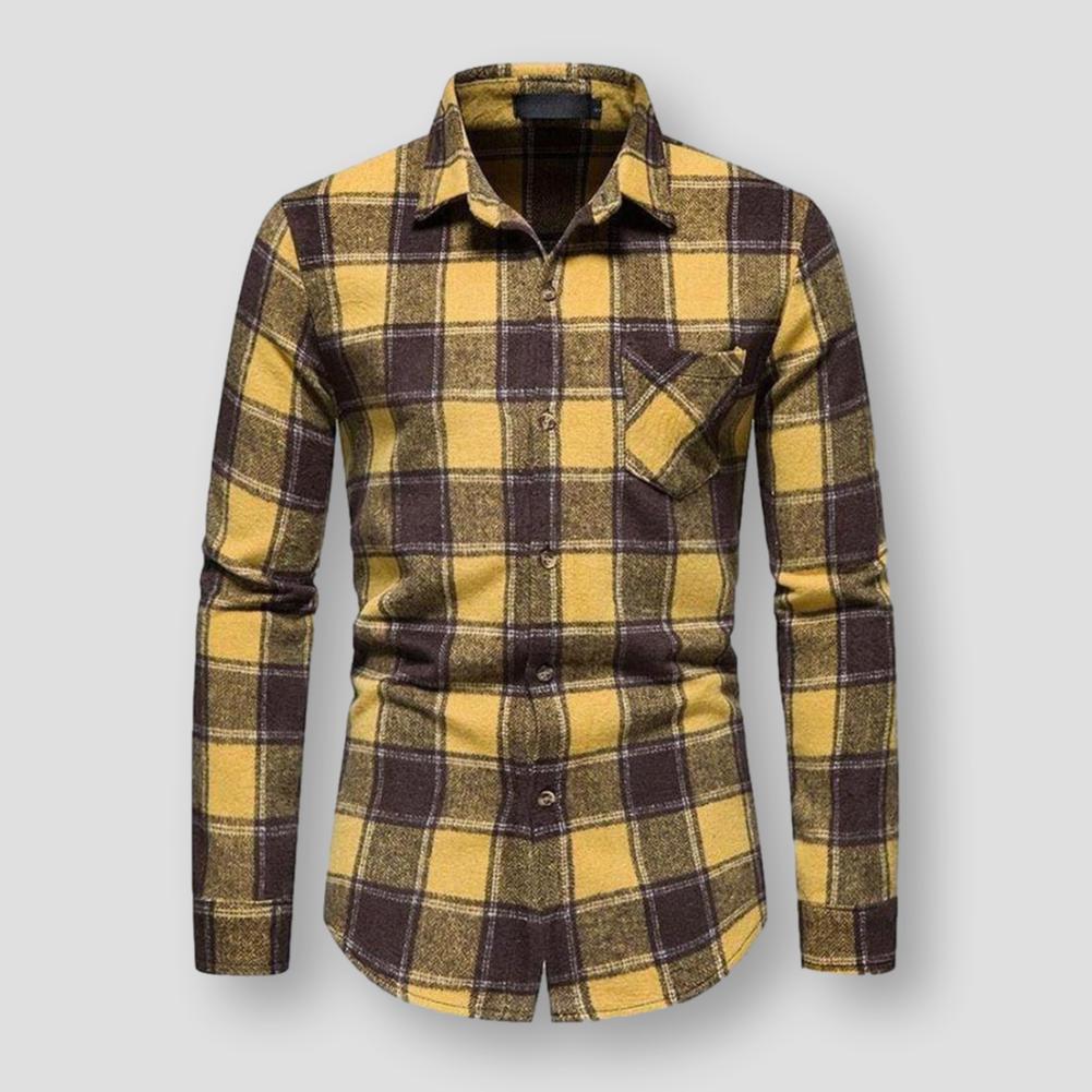 Sky Madrid Flannel Checkered Shirt