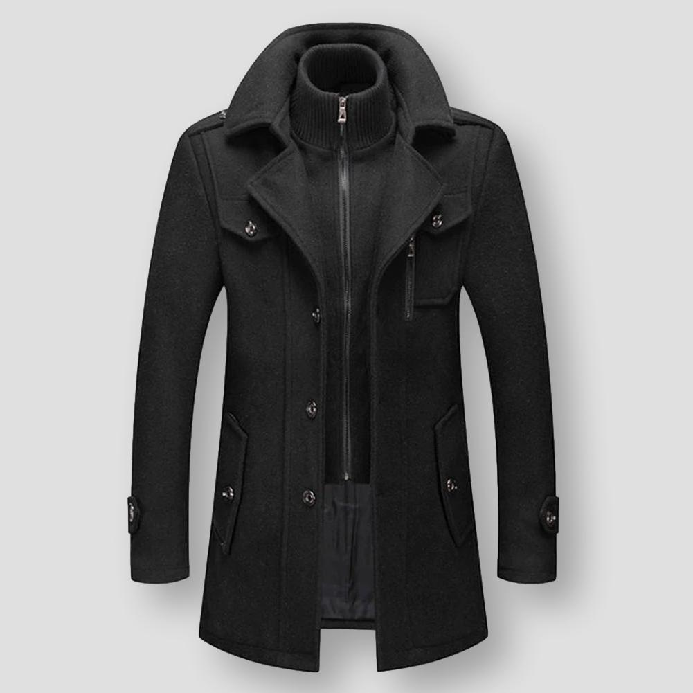 Sky Madrid Wool Trench Coat