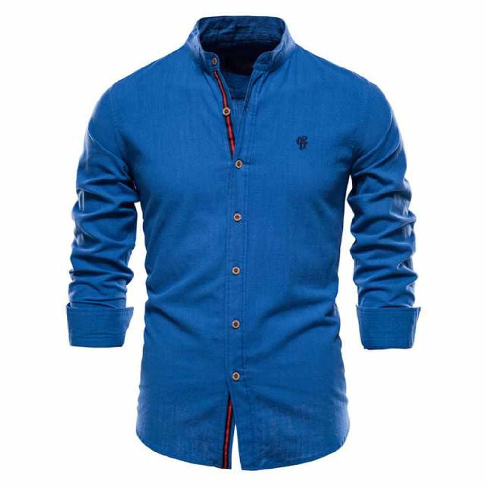 Sky Madrid Linen Long Sleeve Shirt