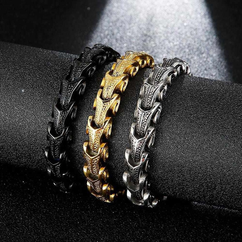 Sky Madrid Stainless Steel Dragon Bracelet