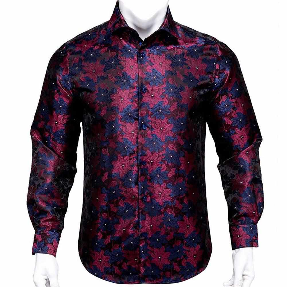 Saint Morris Paisley Silk Shirt