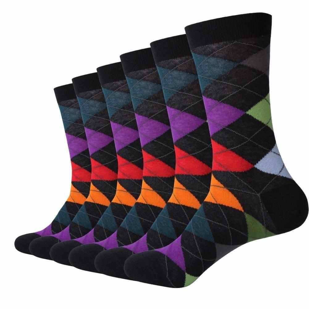 Sky Madrid Diamond Socks