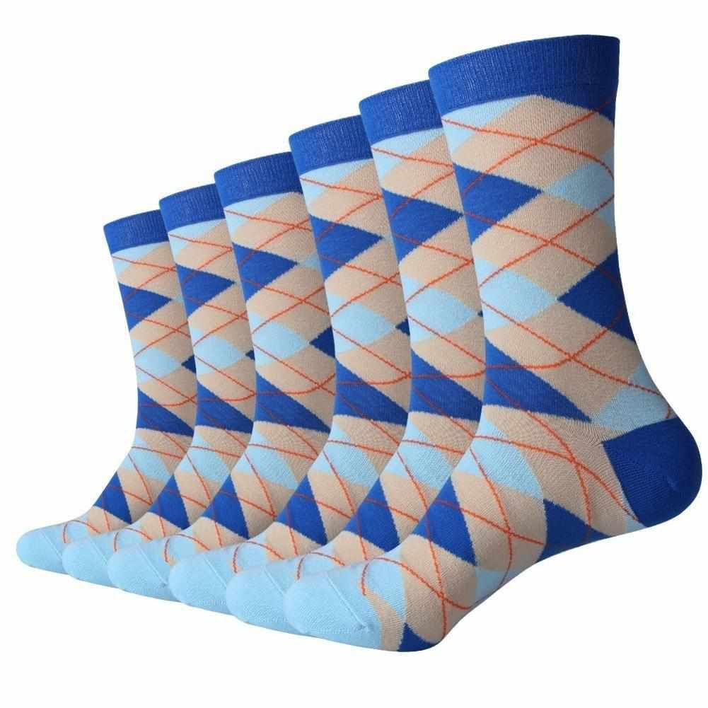 Sky Madrid Diamond Socks