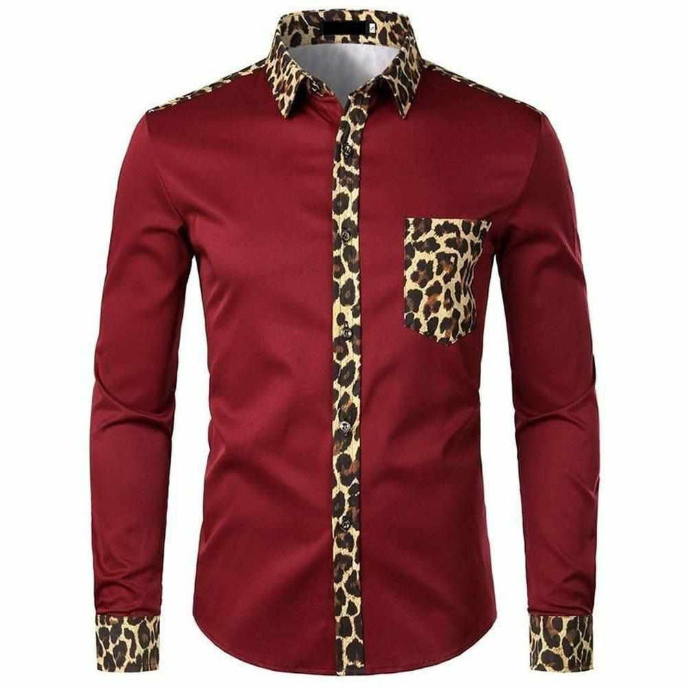 Sky Madrid Leopard Button-Up Shirt