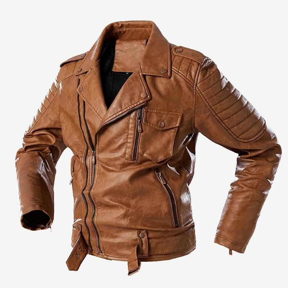 Saint Morris Leather Biker Jacket