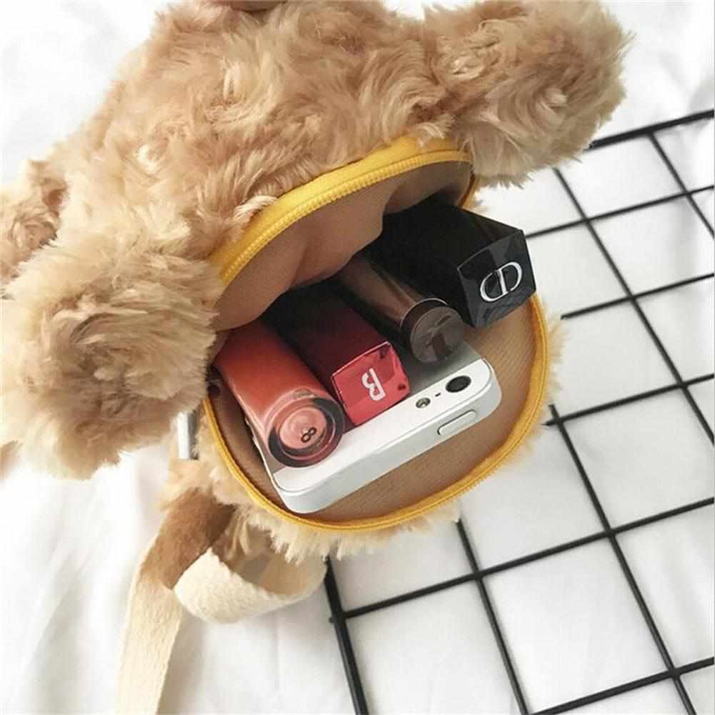 Sky Madrid Teddy Bear Crossbody Bag