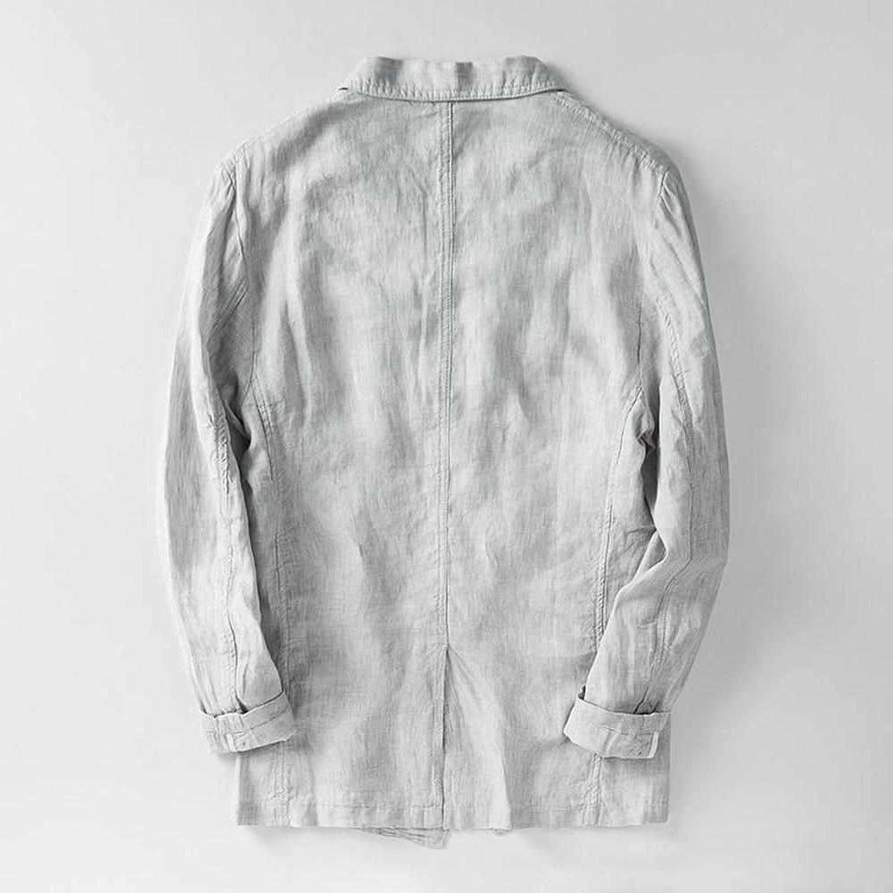 Sky Madrid Linen Pocket Blazer