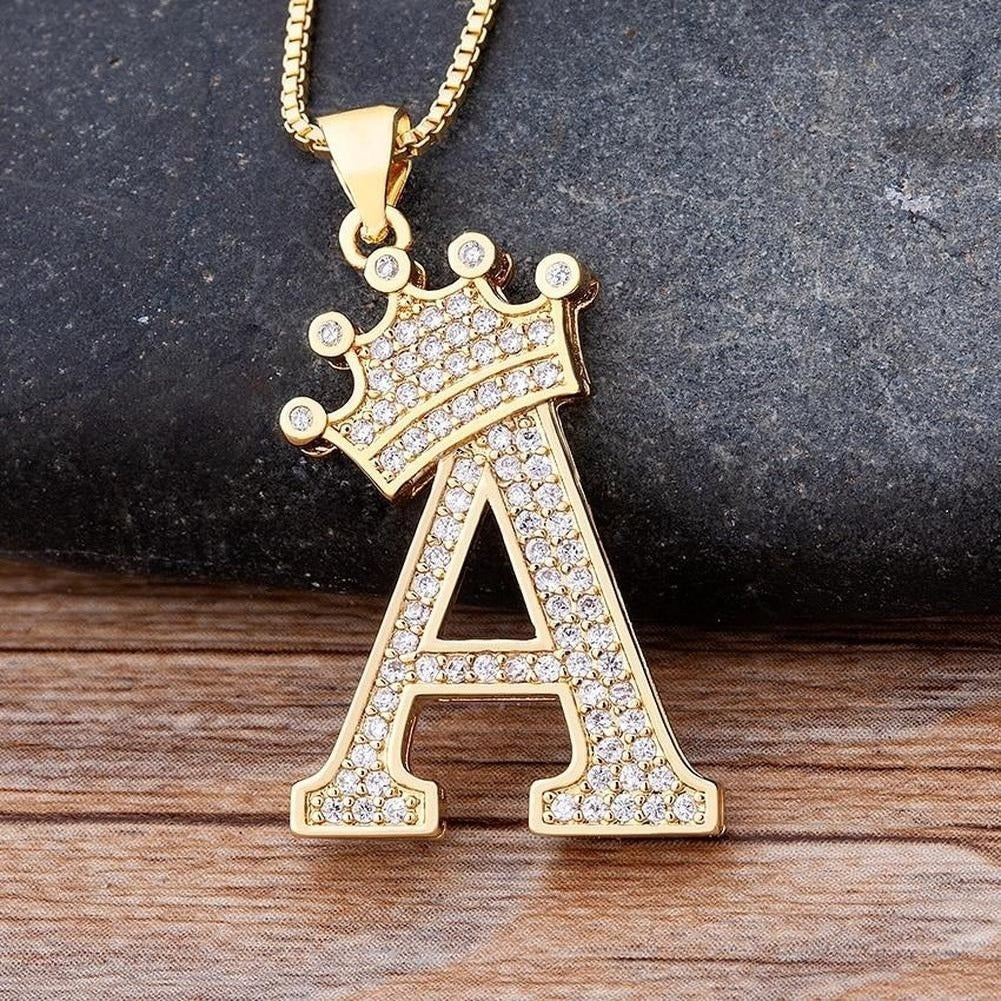 Saint Morris Royal Initial Necklace