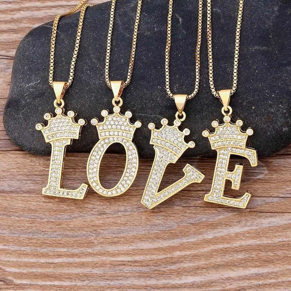 Saint Morris Royal Initial Necklace