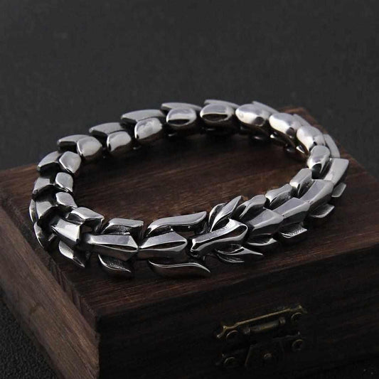 North Royal Ouroboros Chain Bracelet