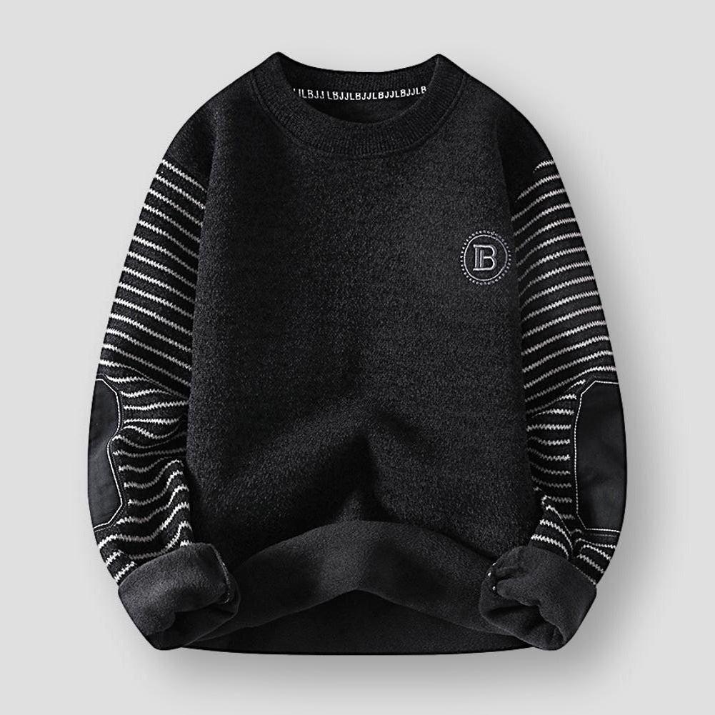 North Royal Striped Fleece Pullover