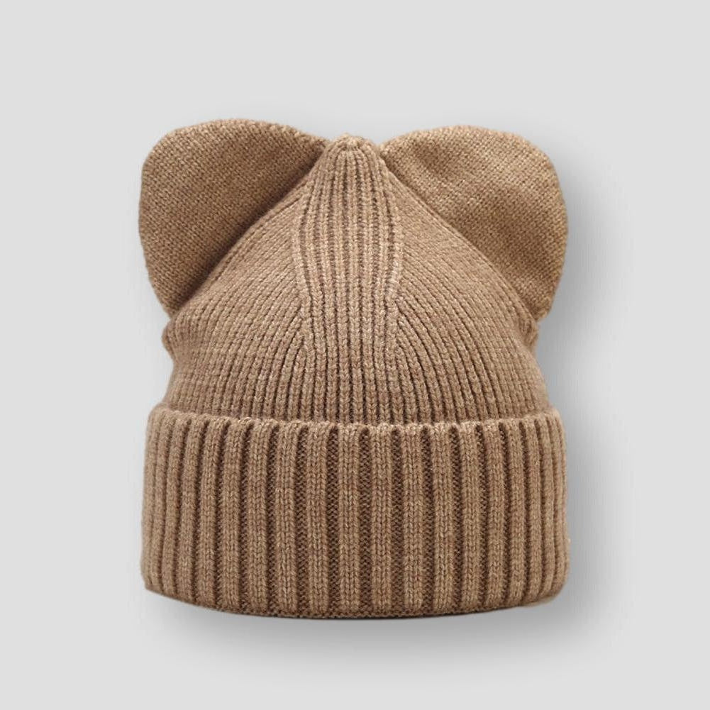 Sky Madrid Knitted Ear Beanie
