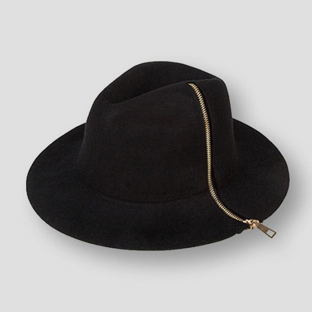Saint Morris Crofton Zipper Fedora Hat
