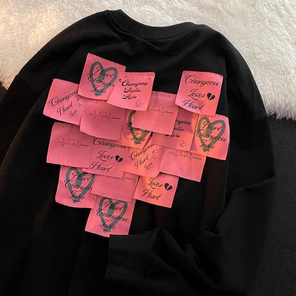 Saint Morris Letter Patch Sweatshirt