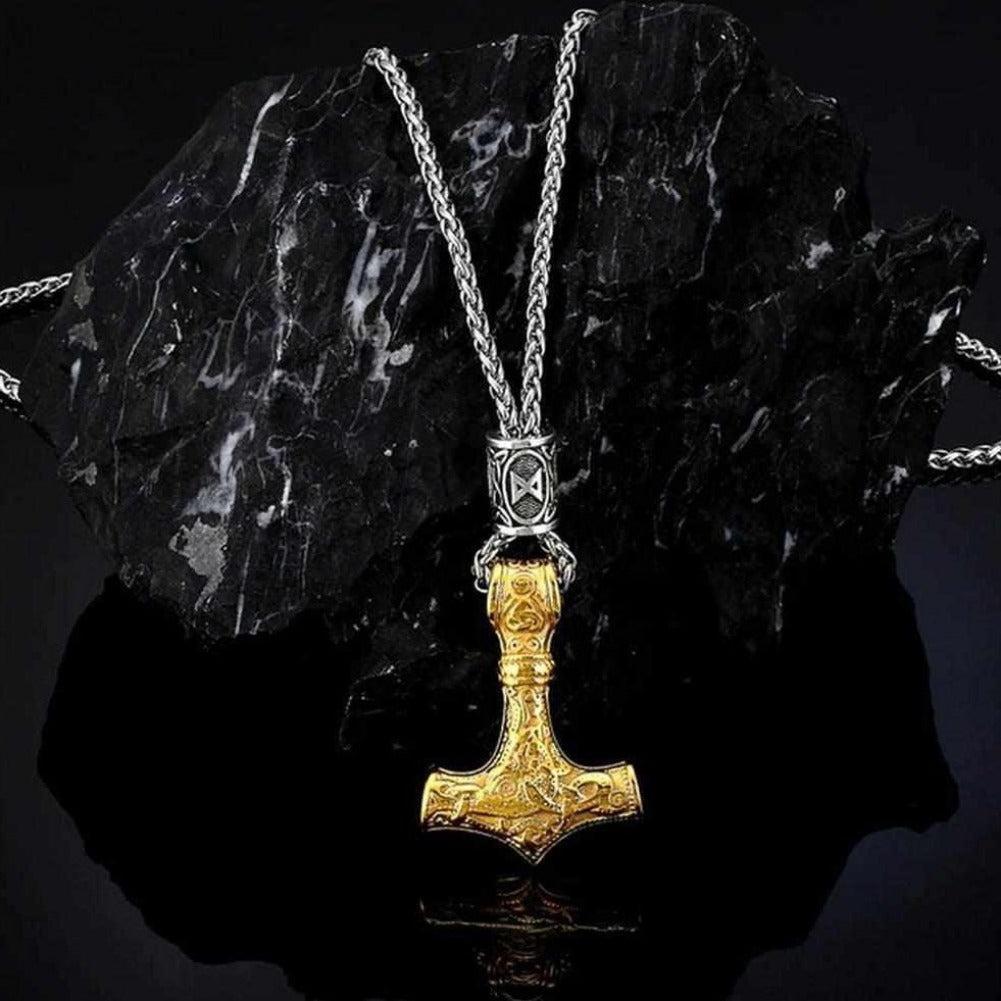 Saint Morris Viking Hammer Stainless Steel Necklace