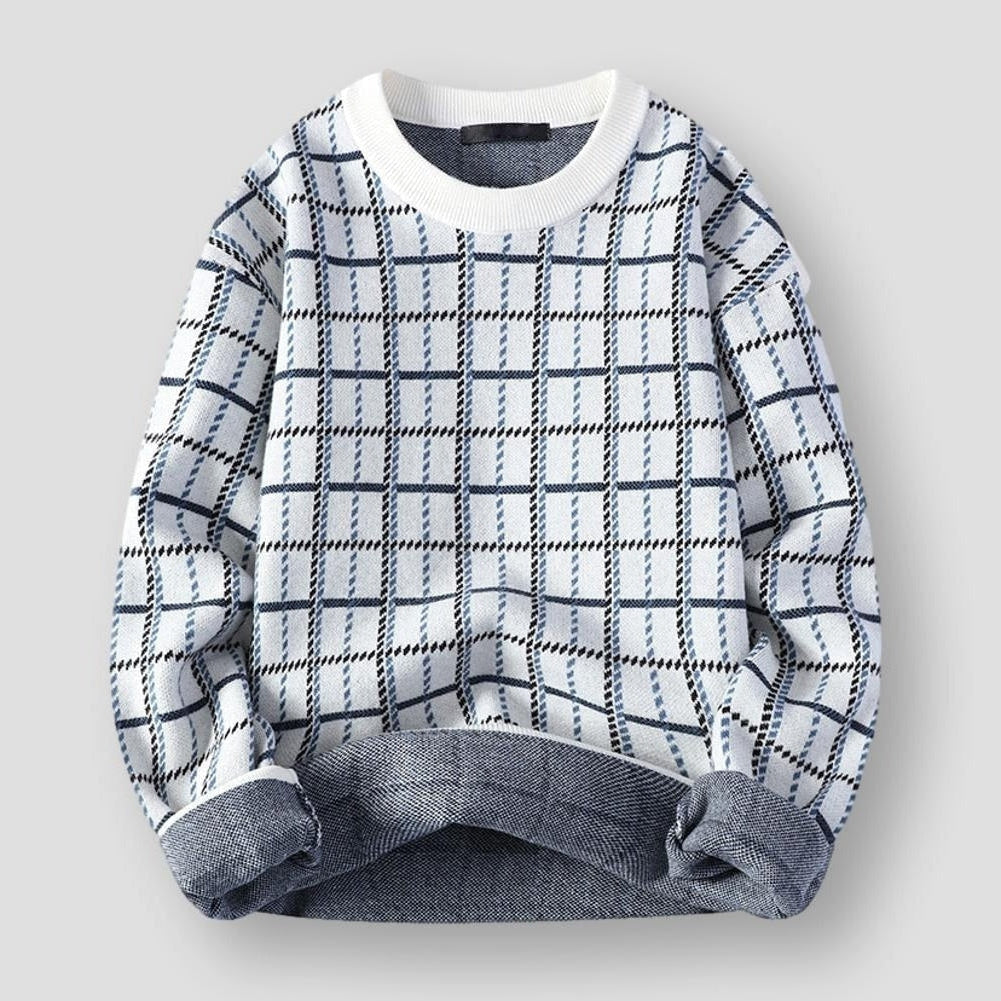 Sky Madrid Apex Plaid Sweater