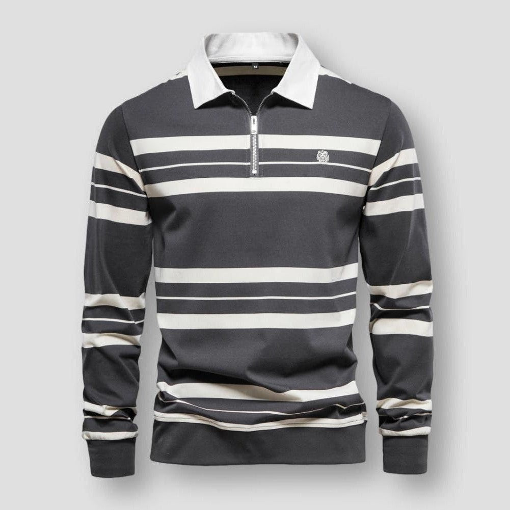 Sky Madrid Conway Long Sleeve Polo