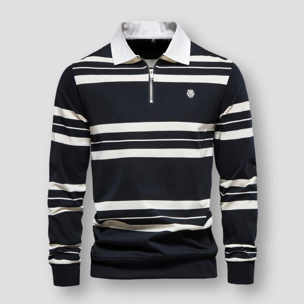 Sky Madrid Conway Long Sleeve Polo