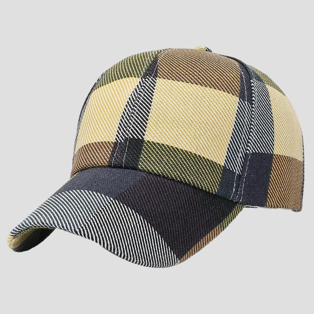 Sky Madrid Coos Bay Plaid Baseball Cap