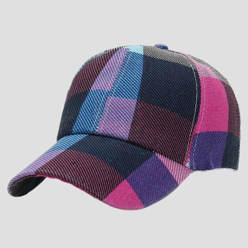 Sky Madrid Coos Bay Plaid Baseball Cap