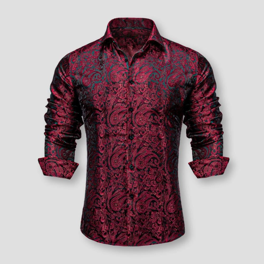 Sky Madrid Cornelius Silk Shirt