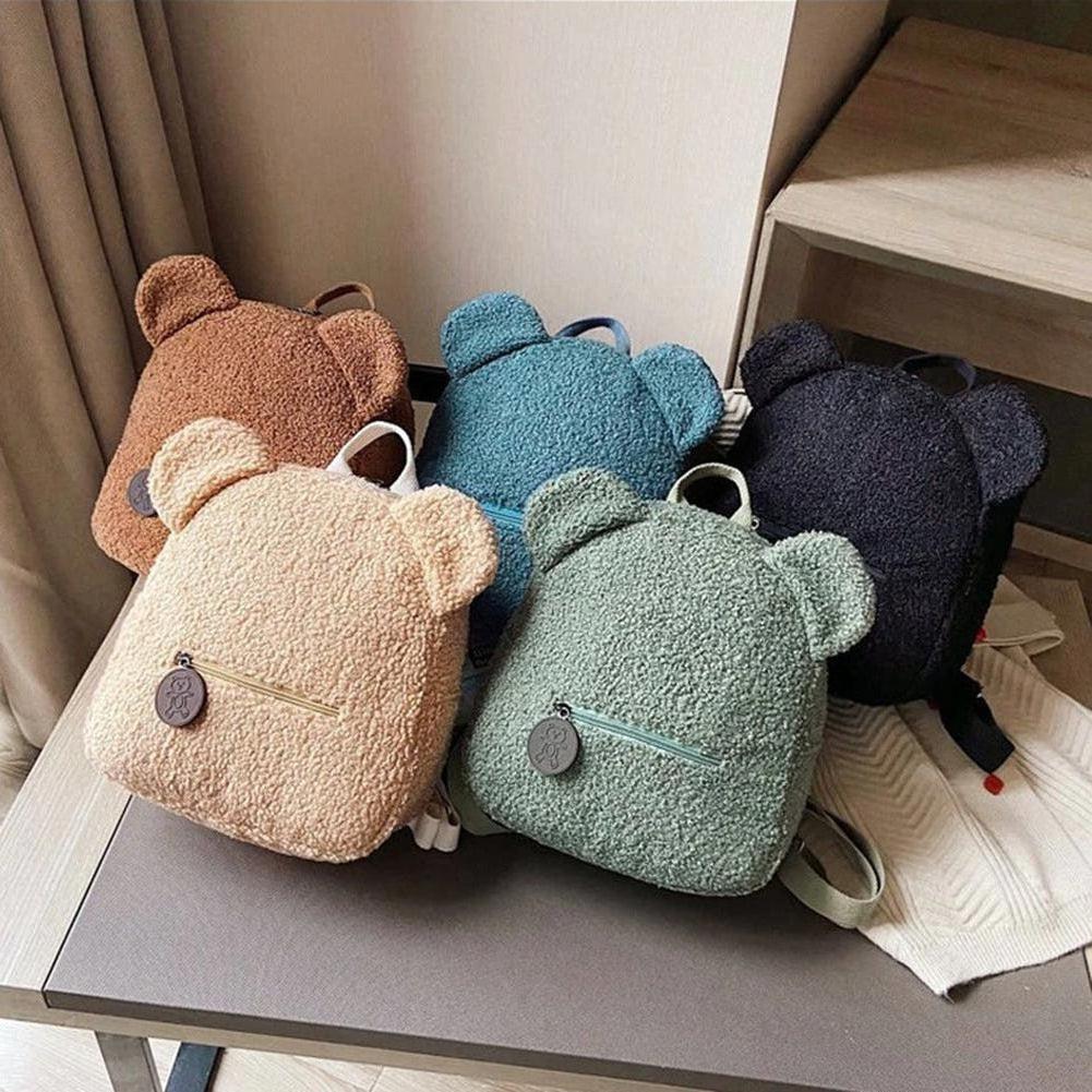 Sky Madrid Plush Bear Backpack