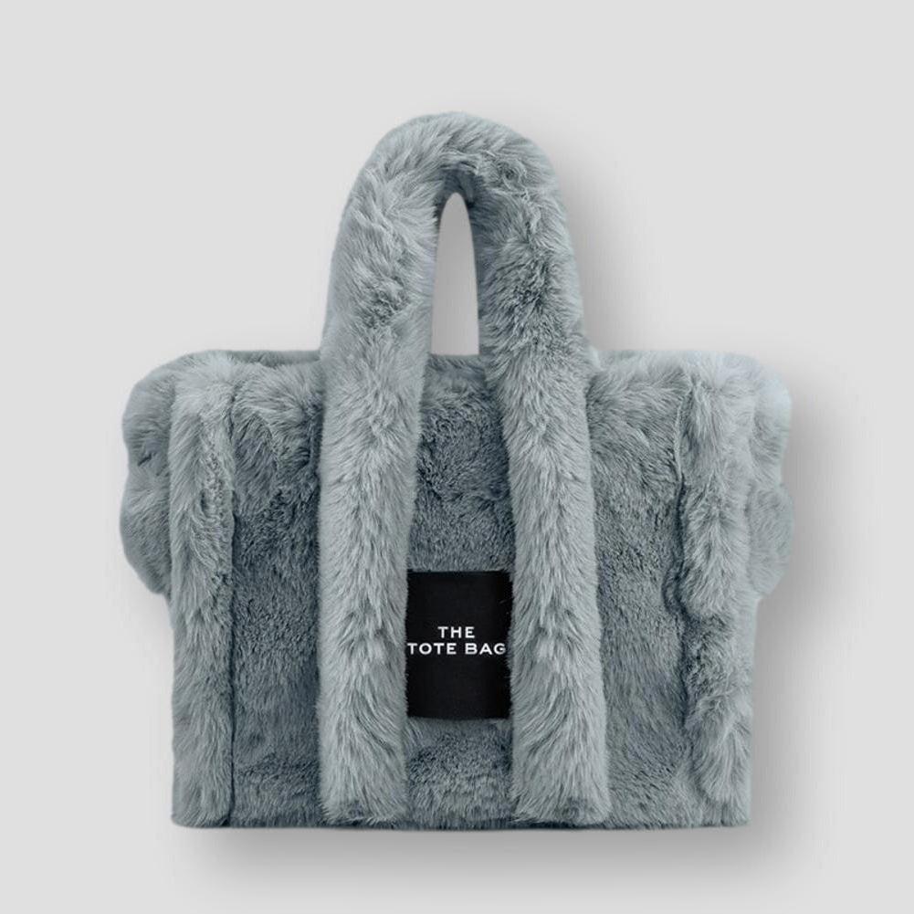 Sky Madrid Plush Tote Bag
