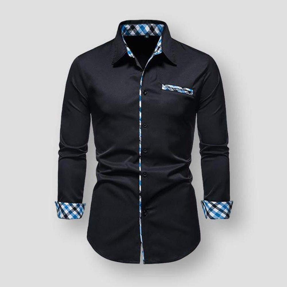 Sky Madrid Wrinkle Resistant Plaid Shirt