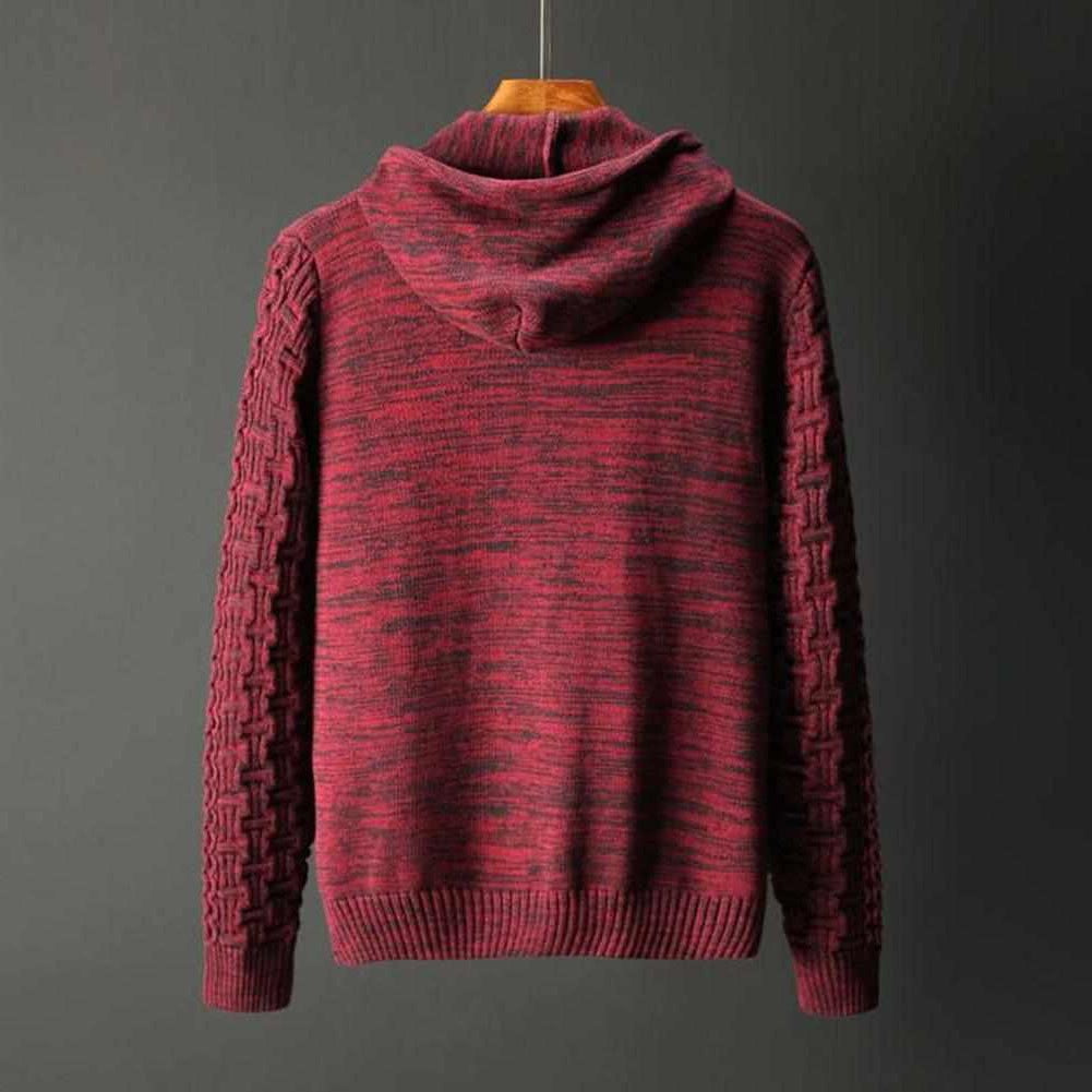 Saint Morris Knitted Zip-Up Cardigan