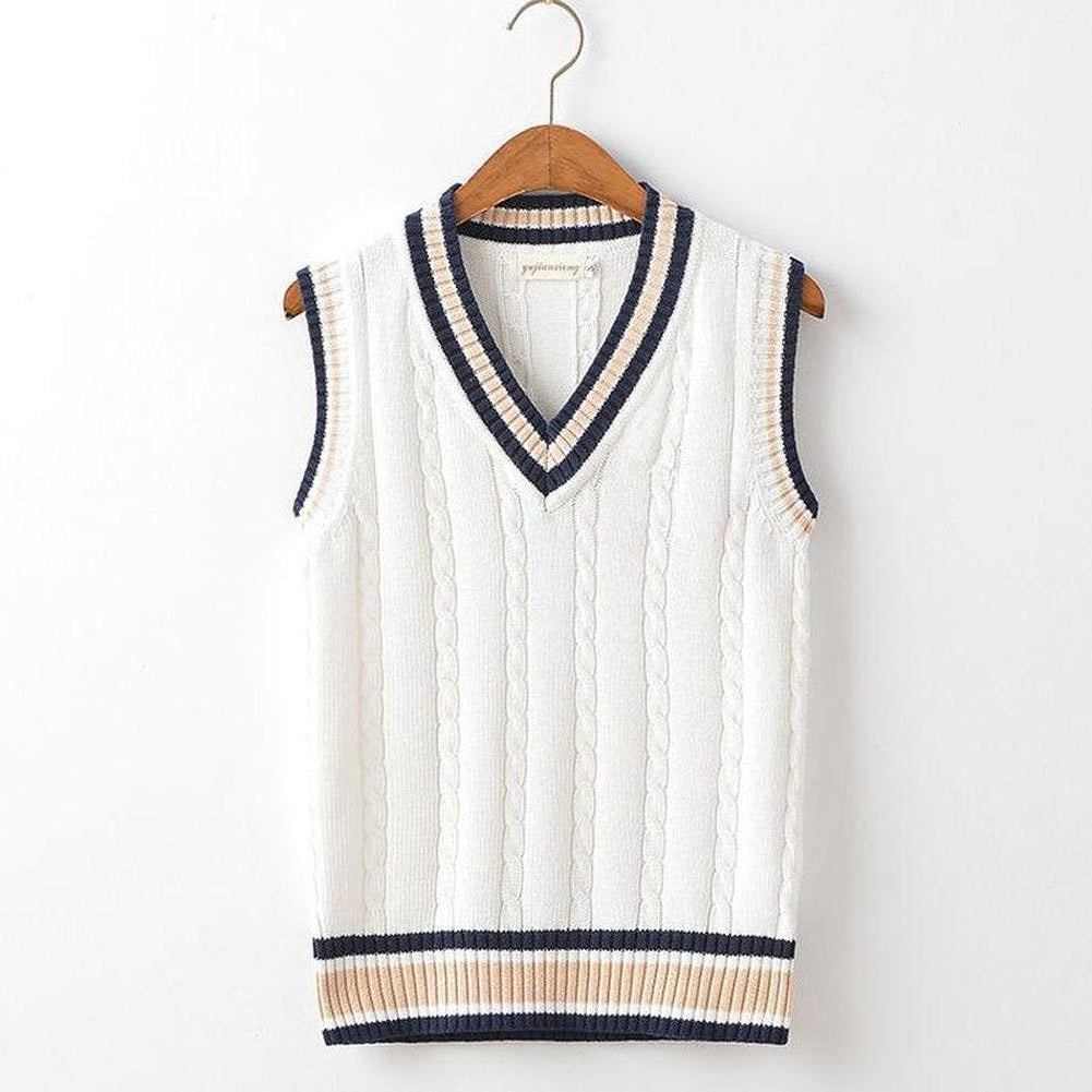 Saint Morris V-Neck Knitted Vest