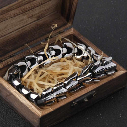 North Royal Ouroboros Chain Bracelet