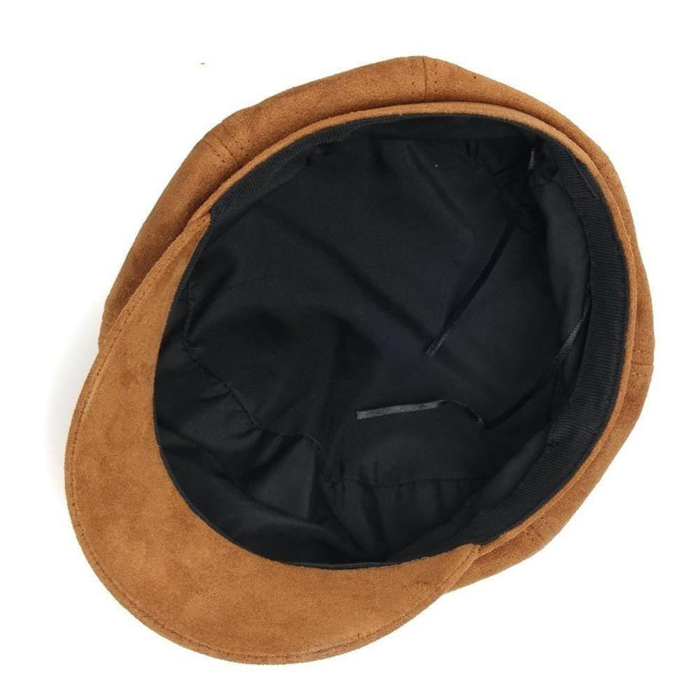 Saint Morris Suede Newsboy Hat