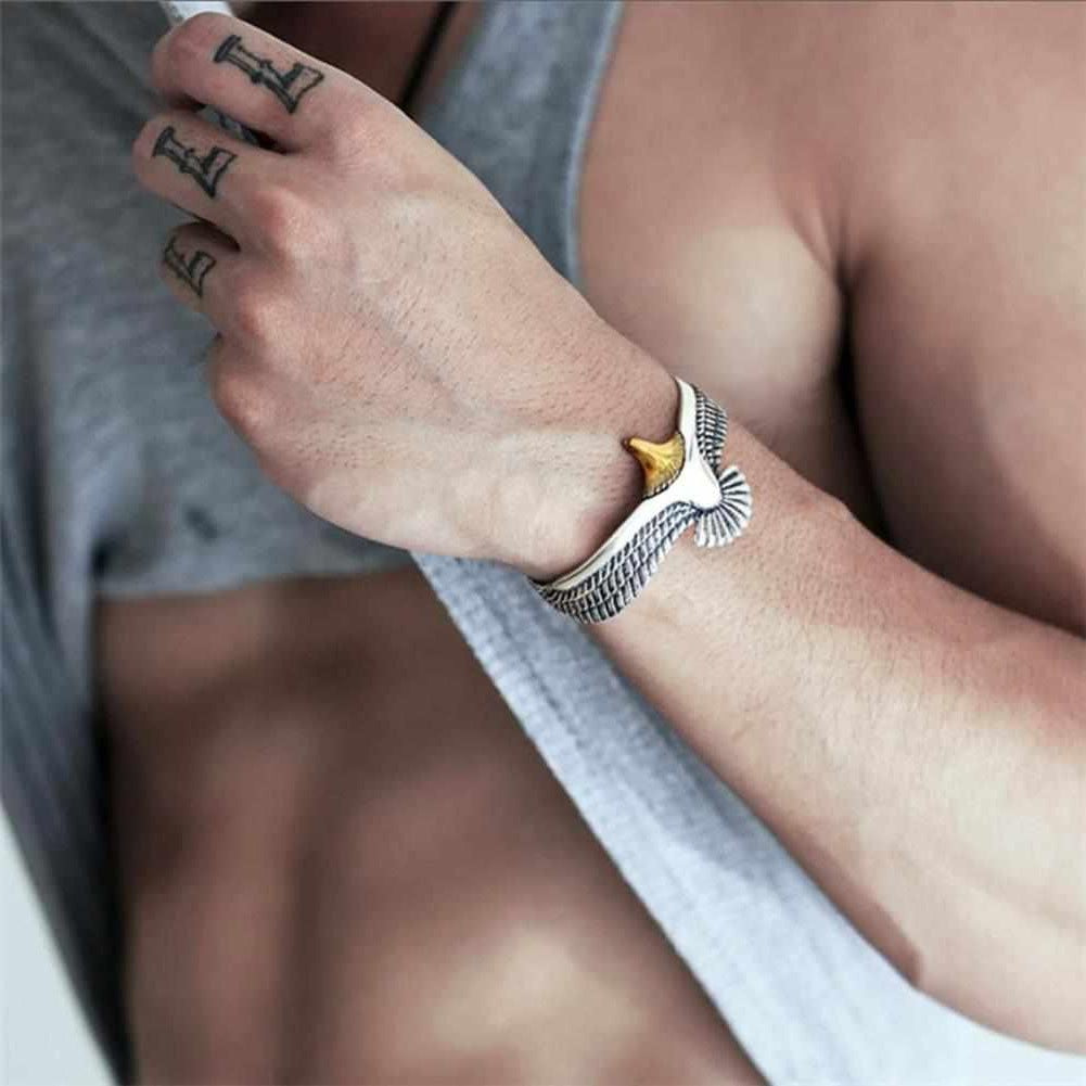 North Royal Copper Eagle Cuff Bracelet