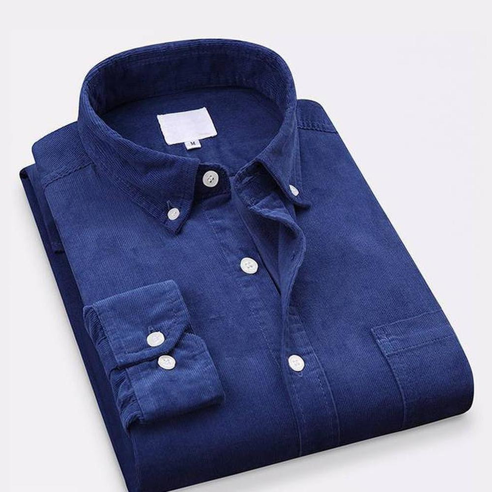 North Royal Long Sleeve Corduroy Pocket Shirt