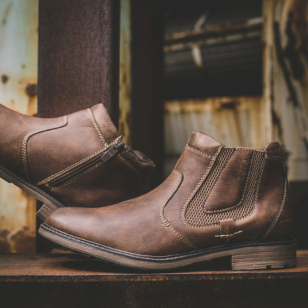 Sky Madrid Chelsea Leather Boots