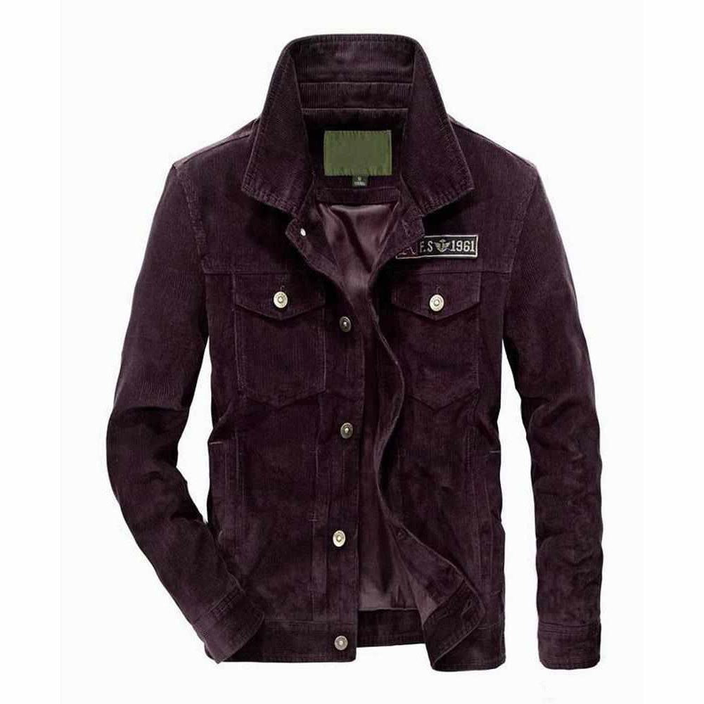 Sky Madrid Corduroy Button-Up Jacket