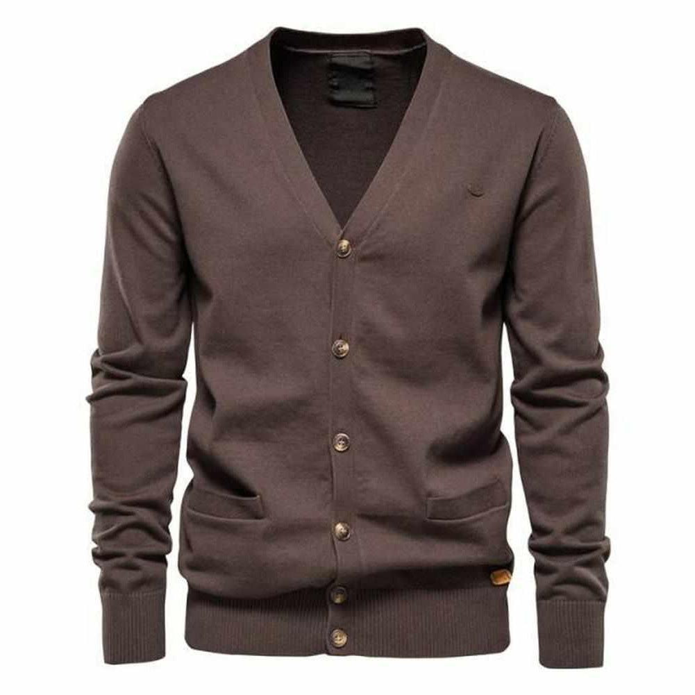 North Royal Wool Button-Up Cardigan