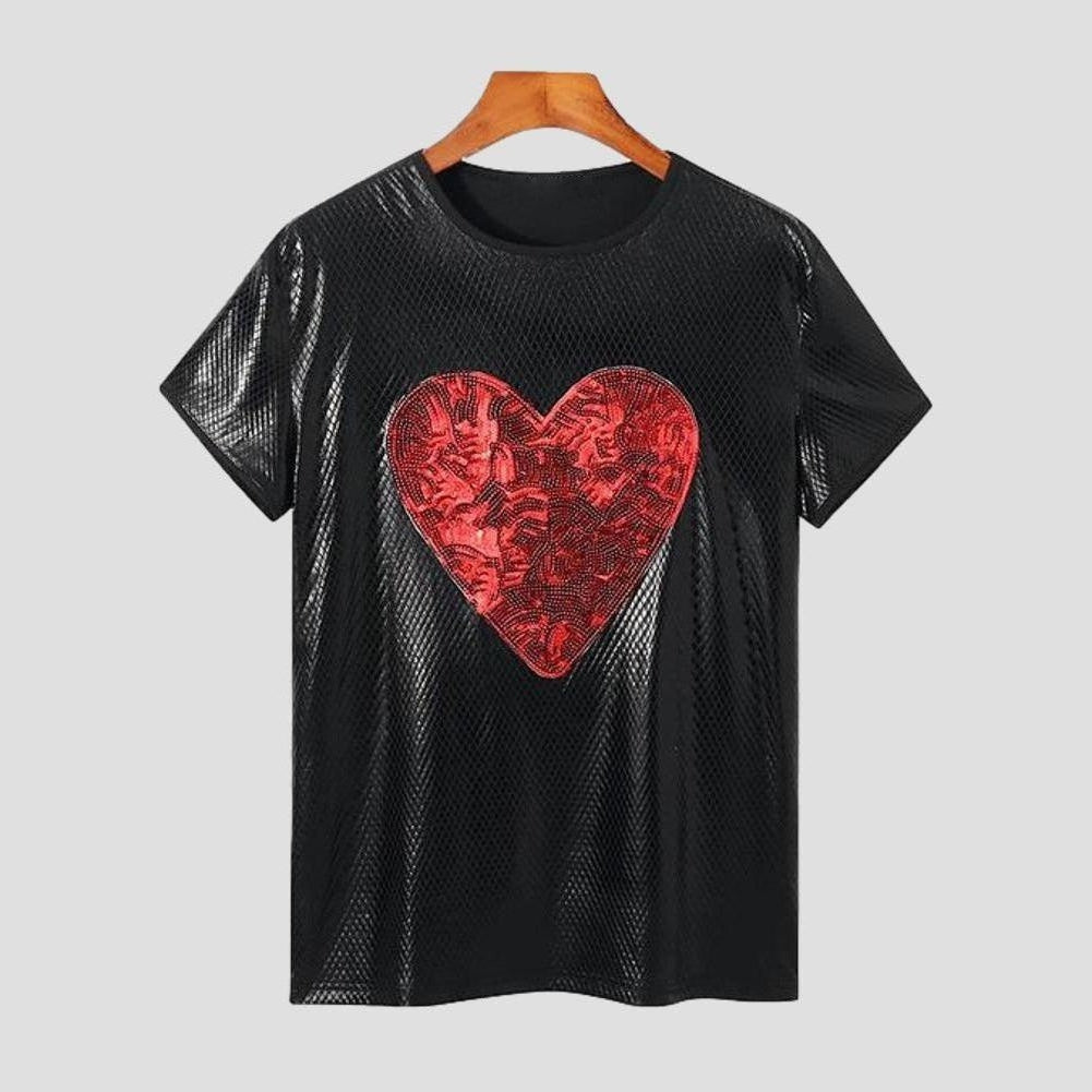 North Royal Sequin Heart Shirt