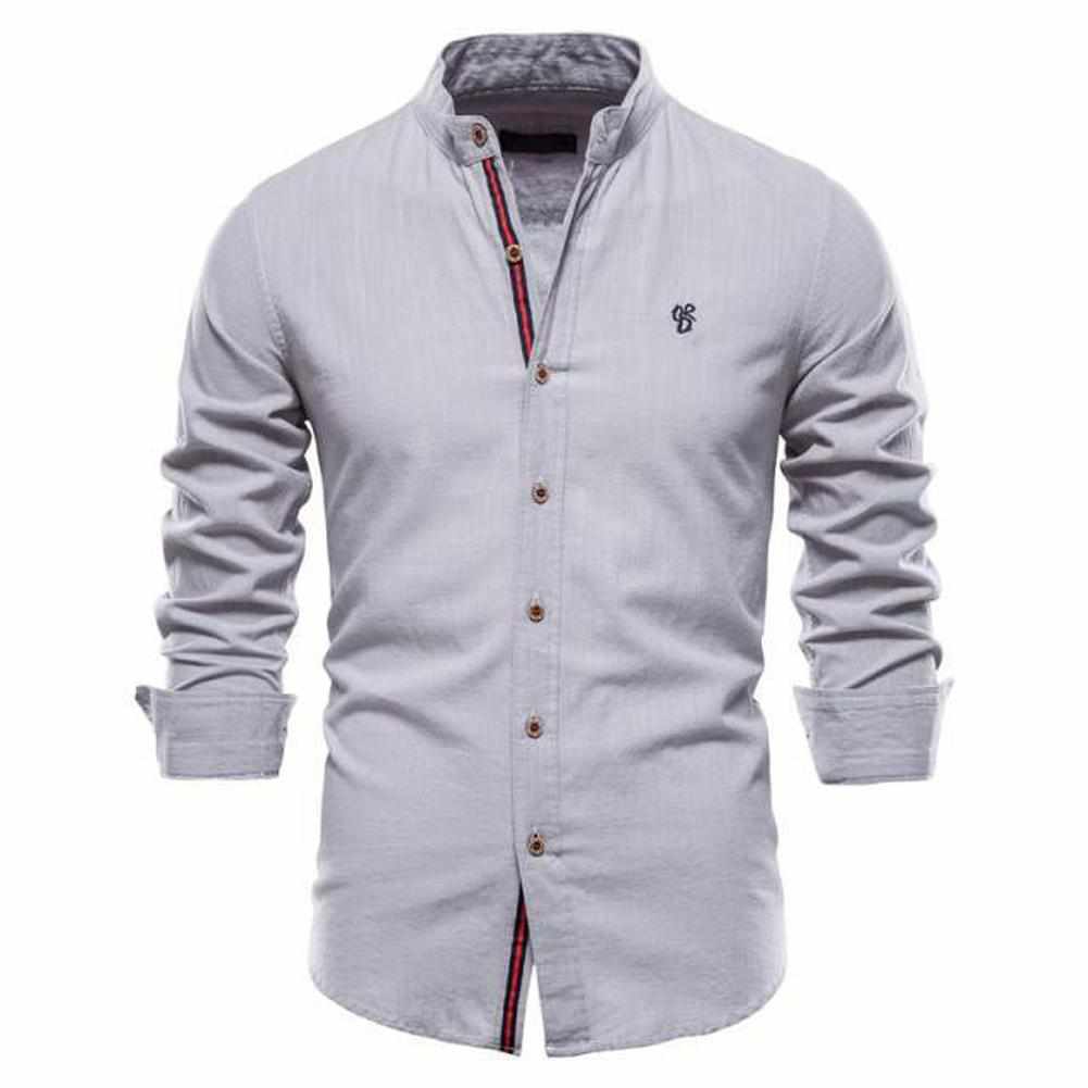 Sky Madrid Linen Long Sleeve Shirt