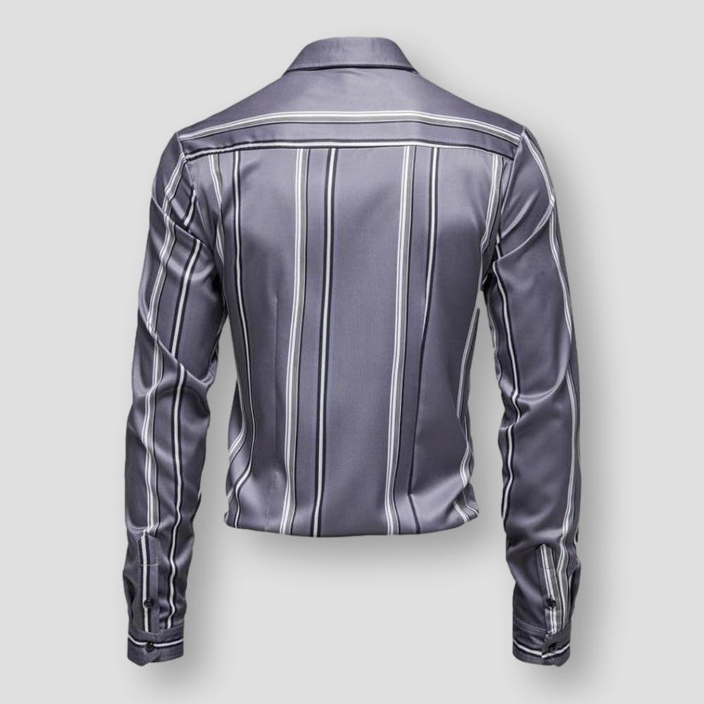 Saint Morris Milan Striped Dress Shirt
