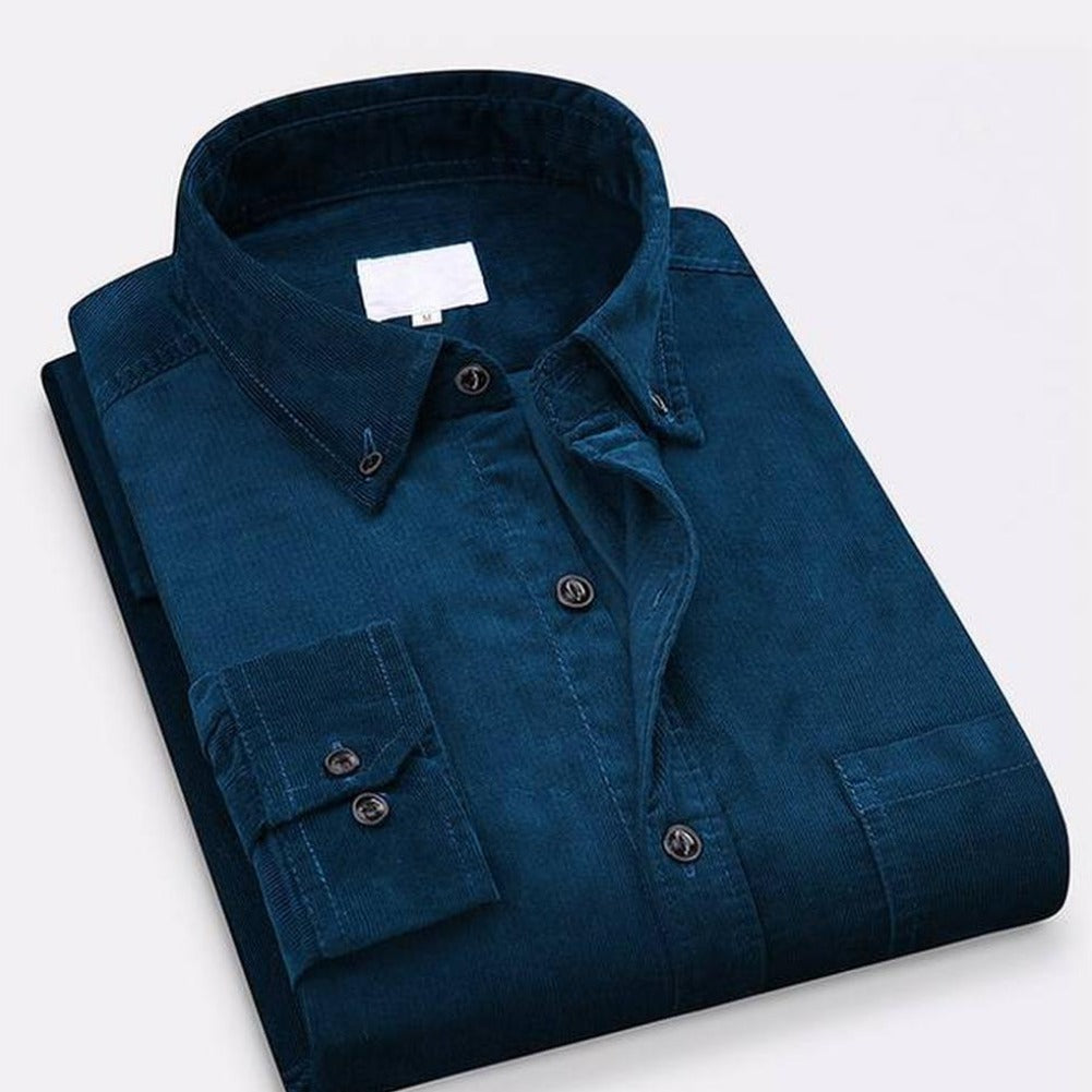 North Royal Long Sleeve Corduroy Pocket Shirt