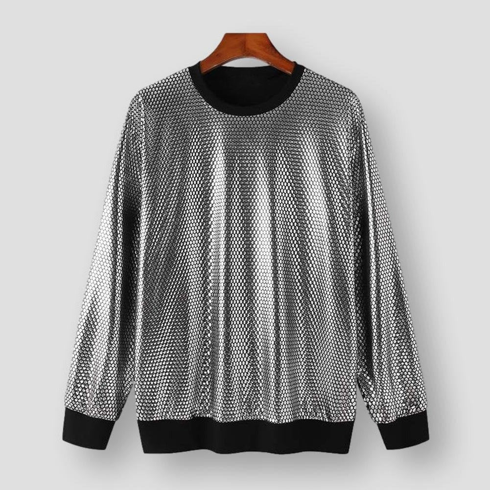 Sky Madrid Lavon Sequin Shirt