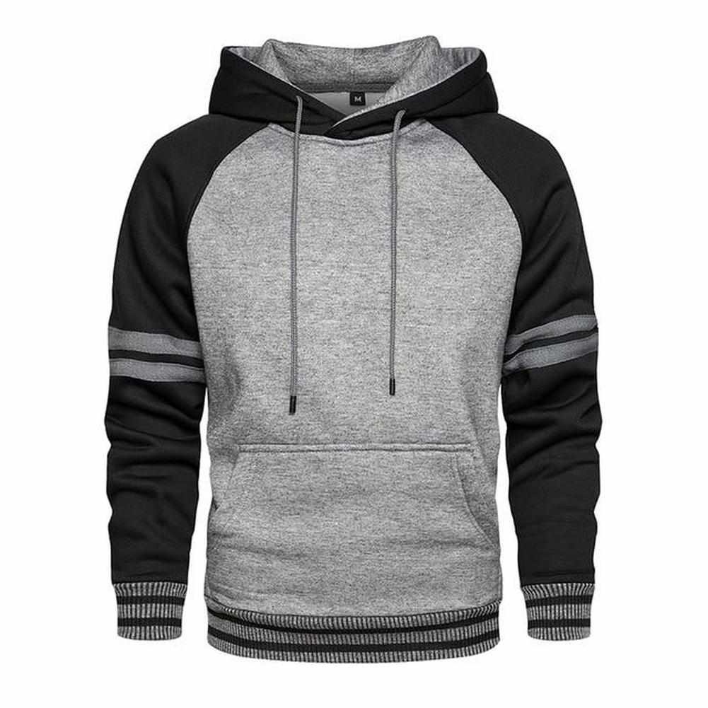 North Royal Striped Pocket Hoodie