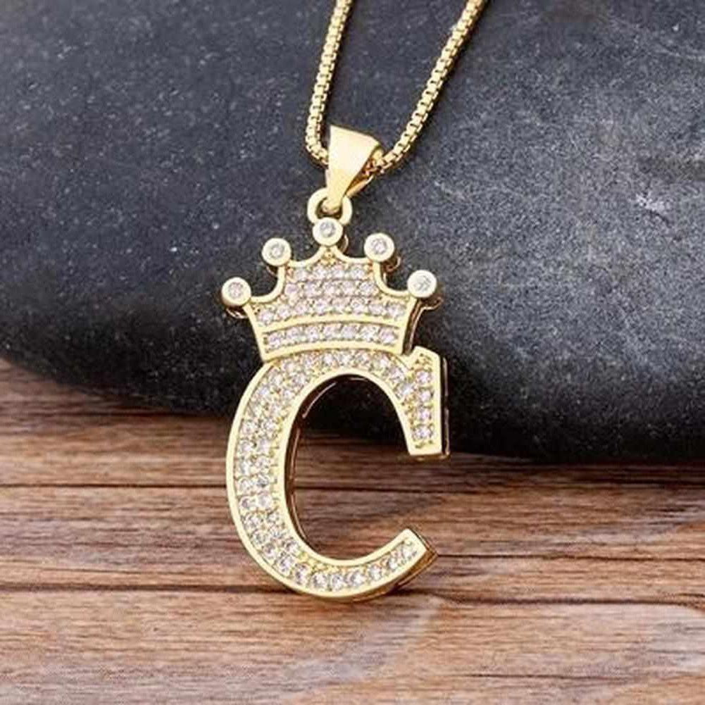 Saint Morris Royal Initial Necklace