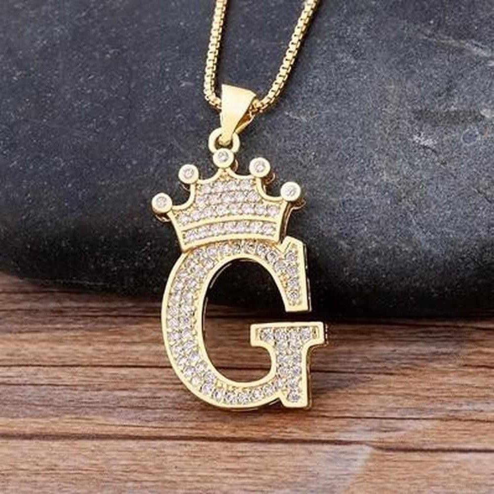 Saint Morris Royal Initial Necklace